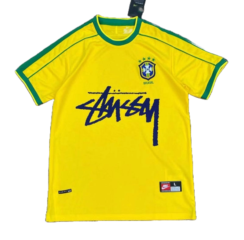 YELLOW - BRASIL X STUSSY JERSEY