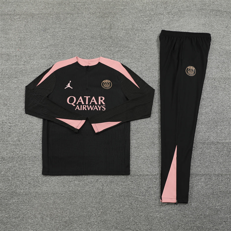 PSG BLACK AND PINK TRACKSUIT