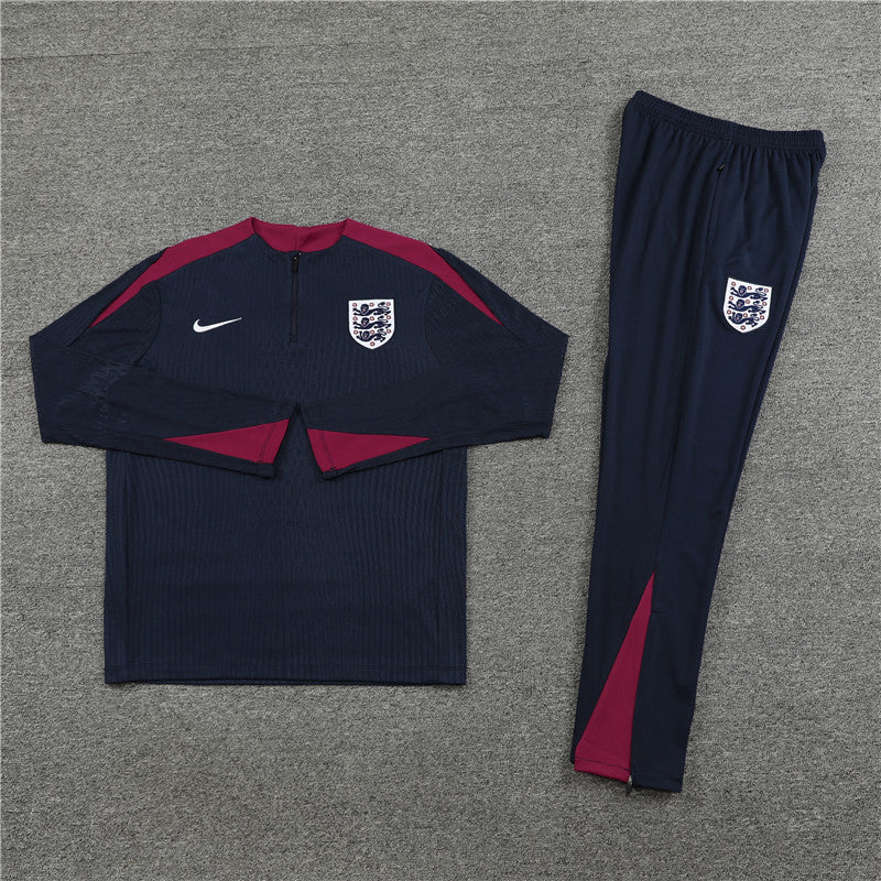 ENGLAND DARK BLUE AD RED TRACKSUIT