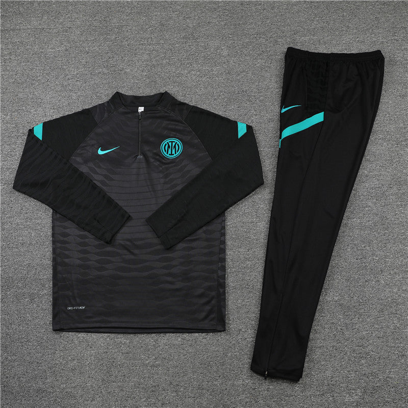 INTER MILAN BLACK AND BLUE TRACKSUIT