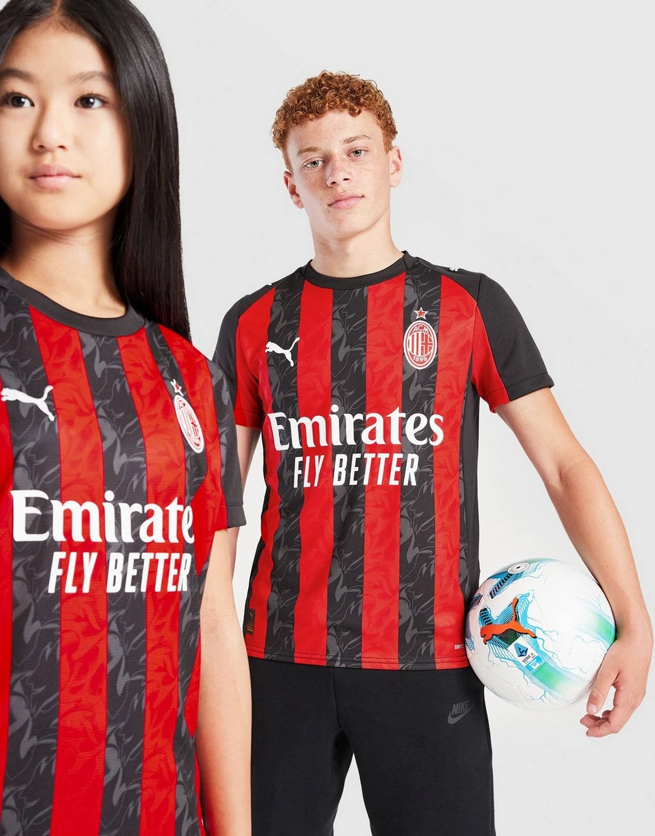 PUMA AC MILAN 2025/26 HOME SHIRT JUNIOR