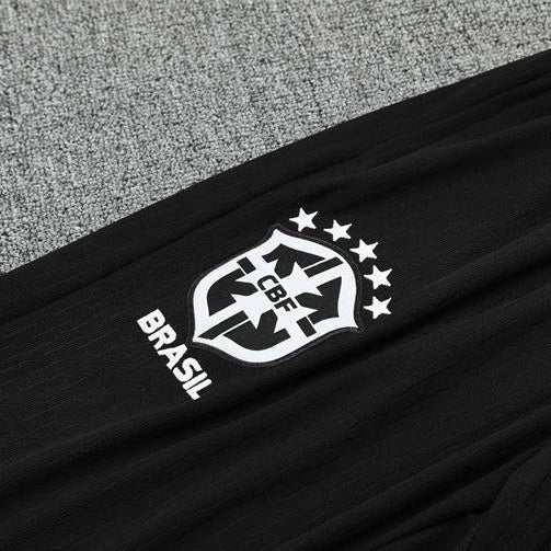 2025/2026 BRAZIL BLACK AND ORANGE TRACKSUIT