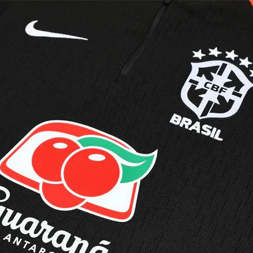 2025/2026 BRAZIL BLACK AND ORANGE TRACKSUIT