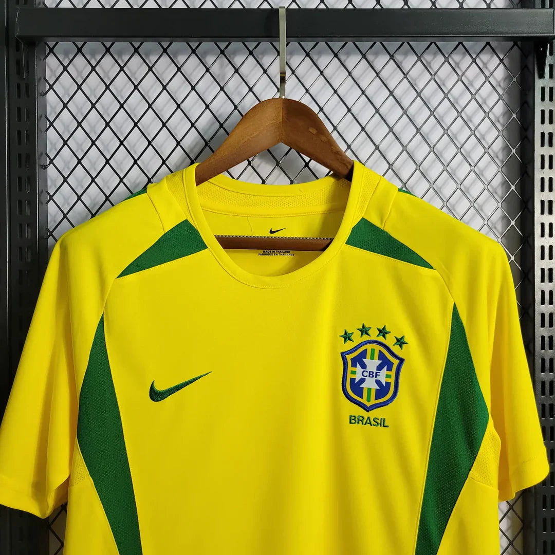 BRAZIL 2002 HOME SHIRT
