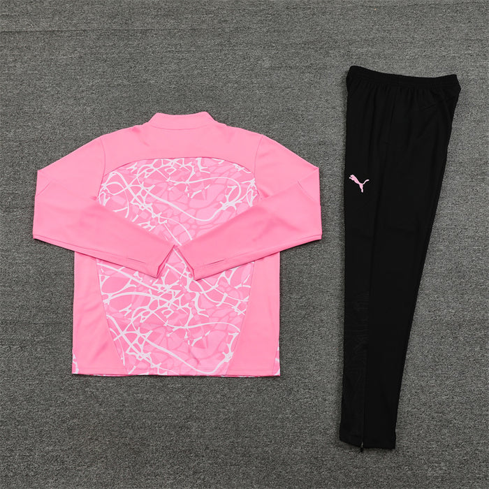 MANCHESTER CITY BLACK AND PINK TRACKSUIT