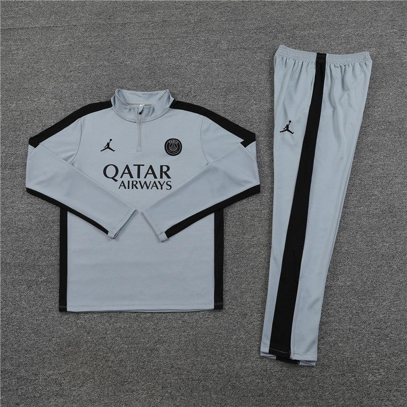 PSG GREY AND BLACK TRACKSUIT