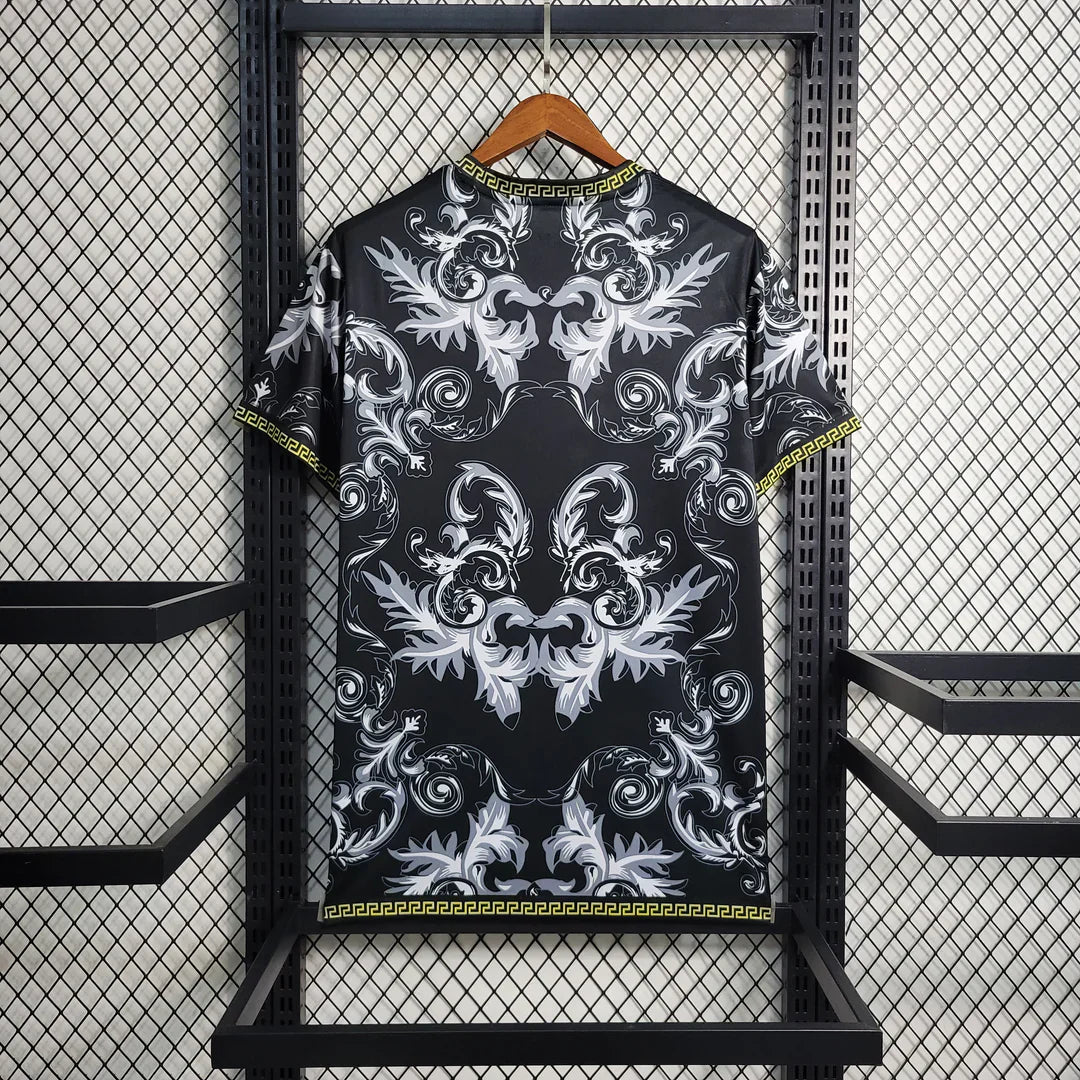 ITALY 2023 CONCEPT VERSACE BLACK HOME SHIRT