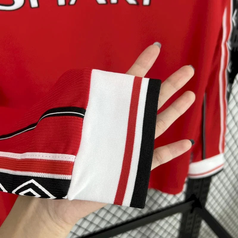 MANCHESTER UNITED FC CLASSIC LONG SLEEVE SHIRT 1998-99