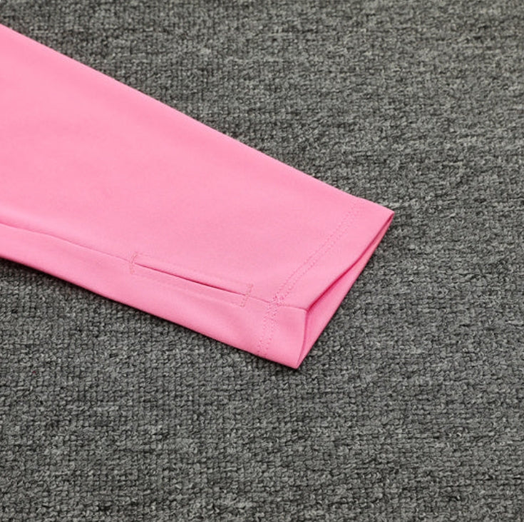 MANCHESTER CITY BLACK AND PINK TRACKSUIT