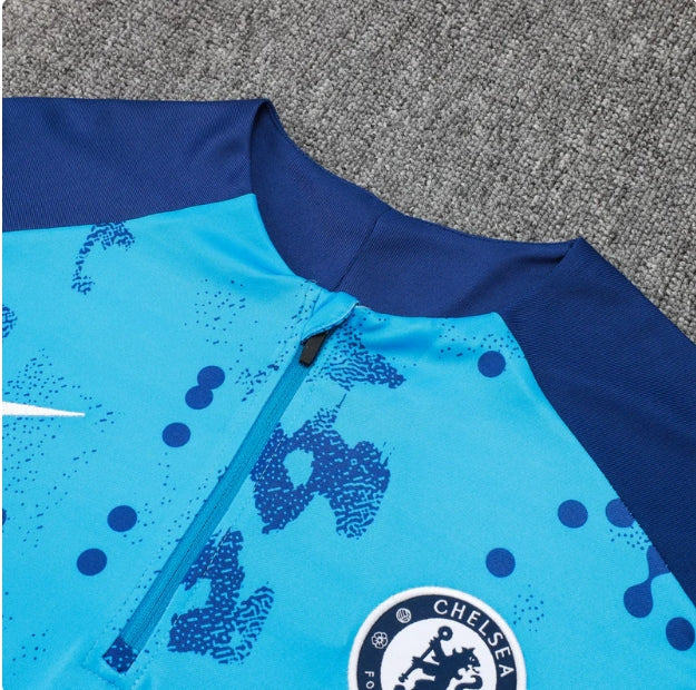 CHELSEA DARK AND LIGHT BLUE TRACKSUIT