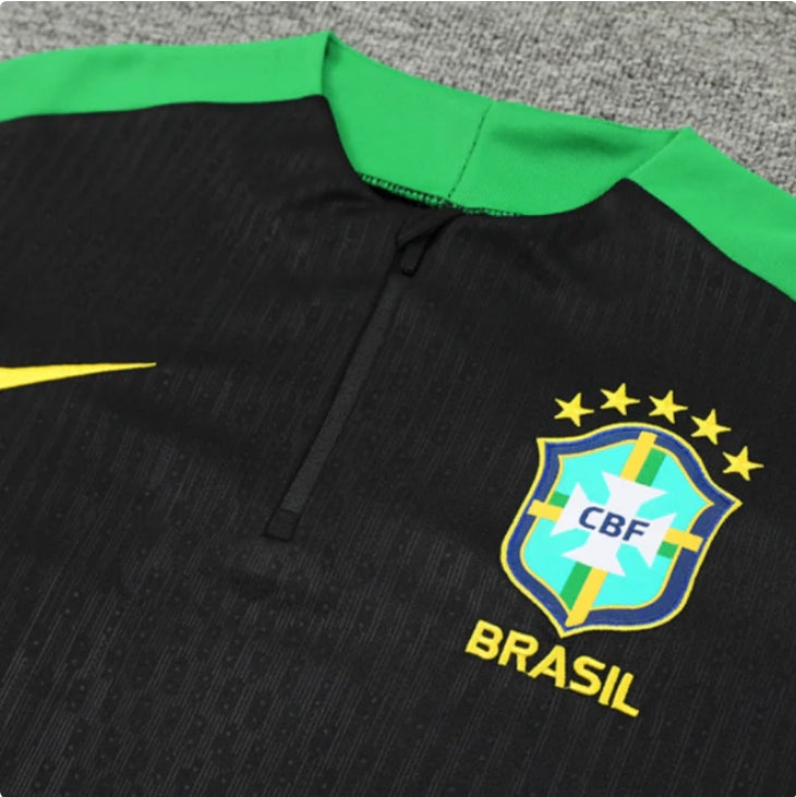BRAZIL BLACK AND GREEN TRACKSUIT