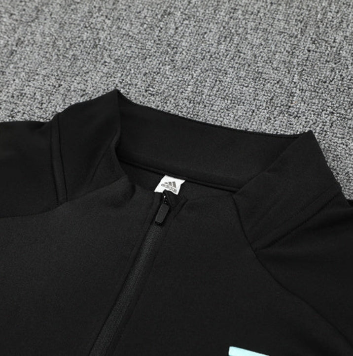 JUVENTUS BLACK AND YELLOW TRACKSUIT