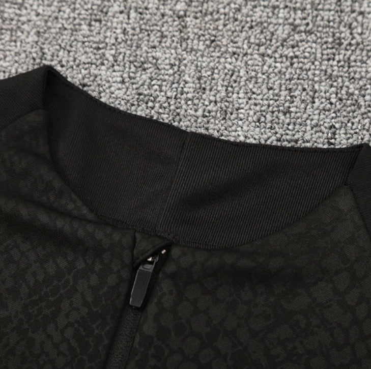 2025/2026 BARCELONA BLACK AND PURPLE TRACKSUIT