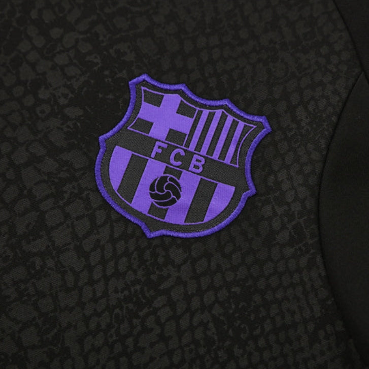 2025/2026 BARCELONA BLACK AND PURPLE TRACKSUIT