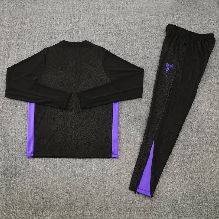 2025/2026 BARCELONA BLACK AND PURPLE TRACKSUIT