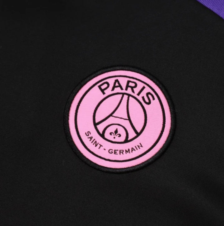 PSG BLACK AND PURPLE TRACKSUIT