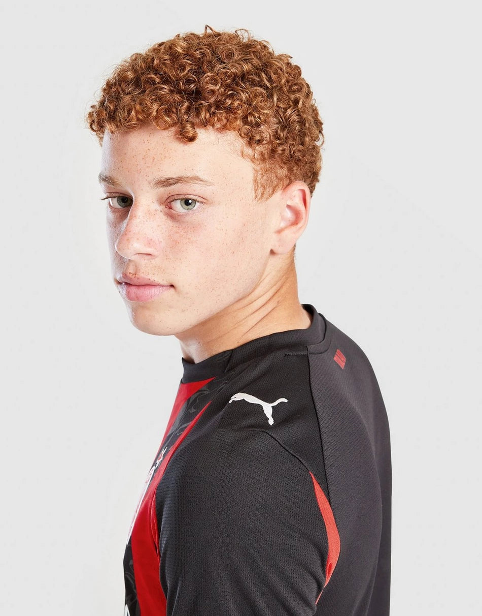 PUMA AC MILAN 2025/26 HOME SHIRT JUNIOR