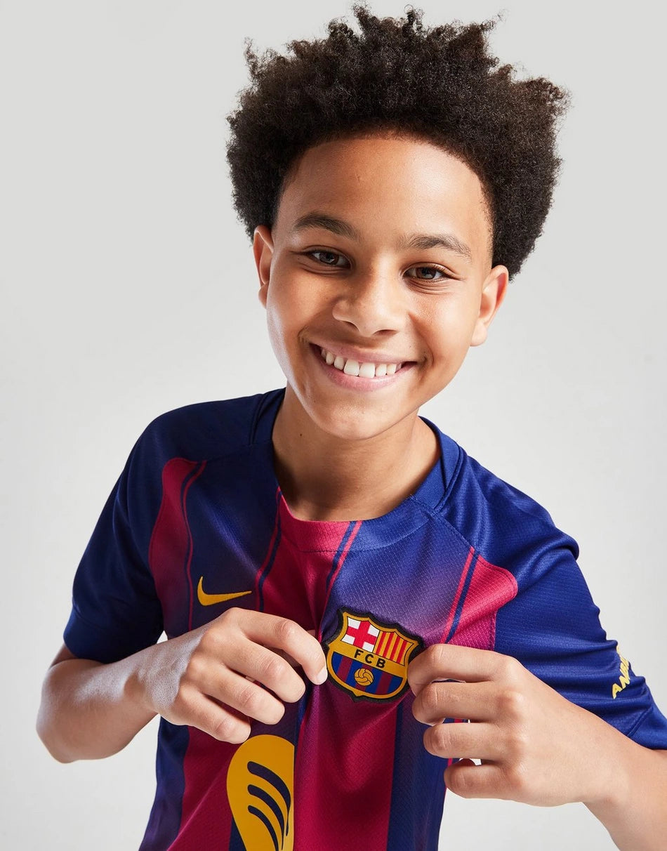NIKE FC BARCELONA 2025/26 HOME SHIRT JUNIOR